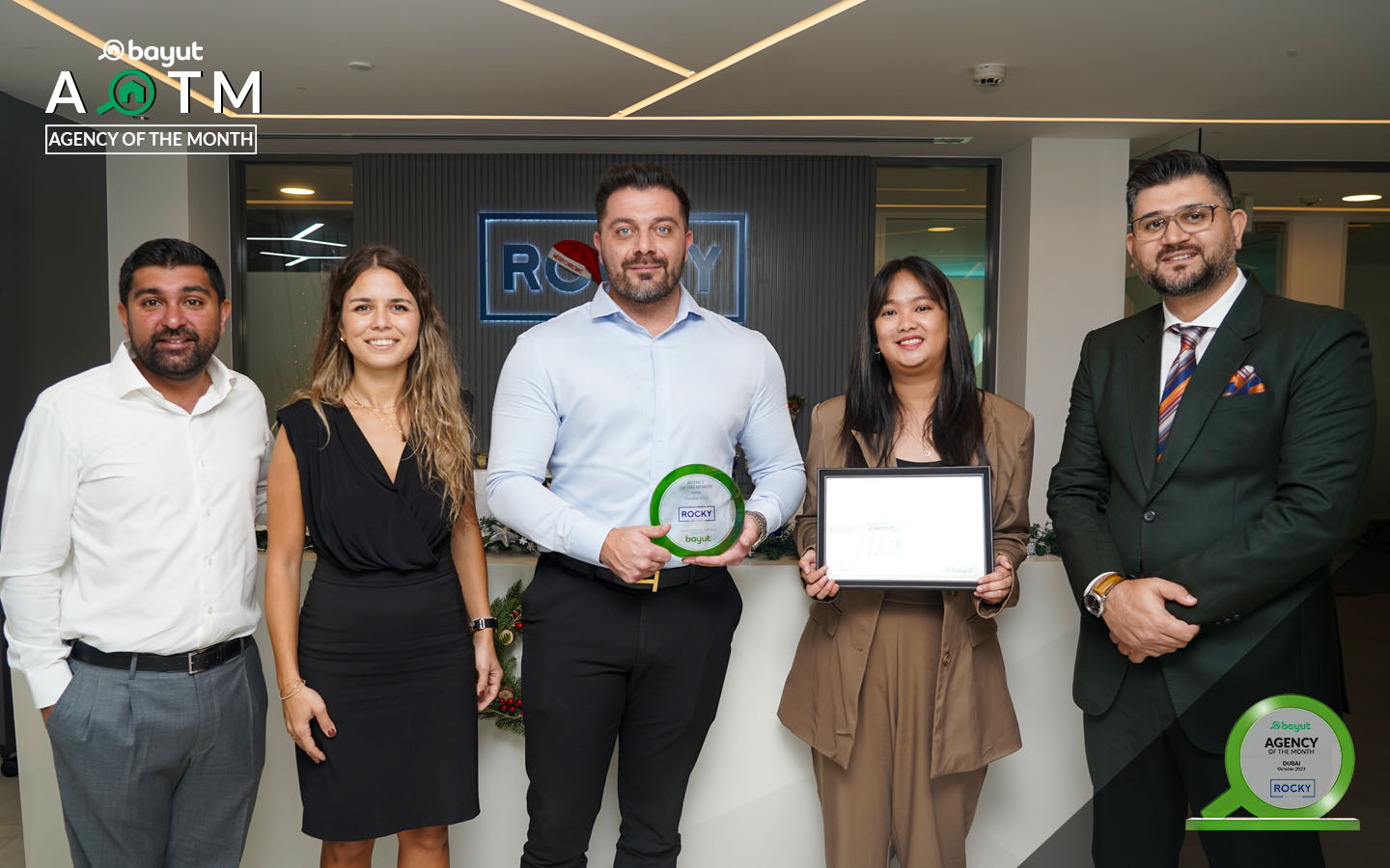 Agency of the Month Dubai October 2023 Rocky Real Estate!